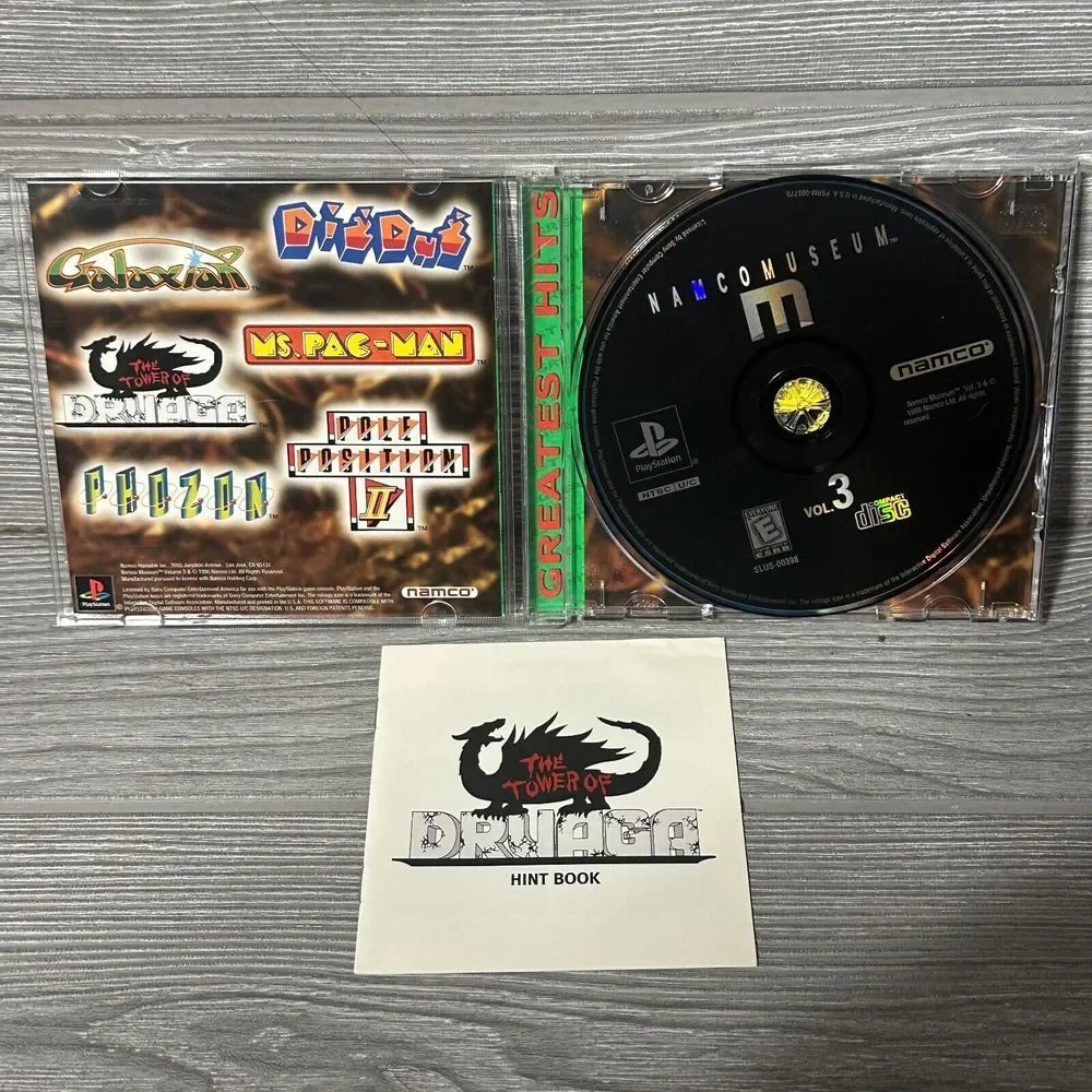 Playstation 1 Namco Museum Volume 3 Playstation 1 PS1 Complete w/‎ Manual CIB